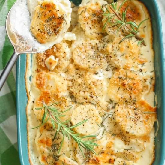 Easy Gluten Free Scalloped Potatoes