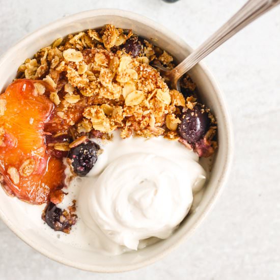 Gluten-free Peach Crisp