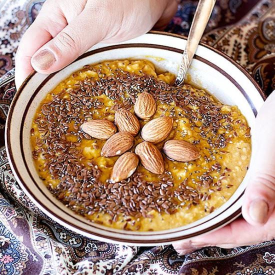 Easy Pumpkin Oatmeal