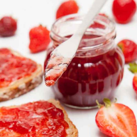 Low Sugar Strawberry Jam No Pectin