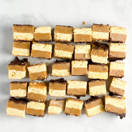 tahini twix bars