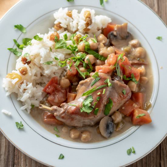 Rabbit Coconut Curry