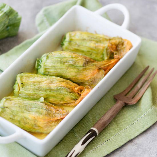 Courgette flowers