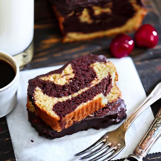 Keto Marbled Breakfast Bread