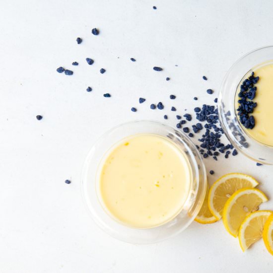 Violet & Lemon Possets