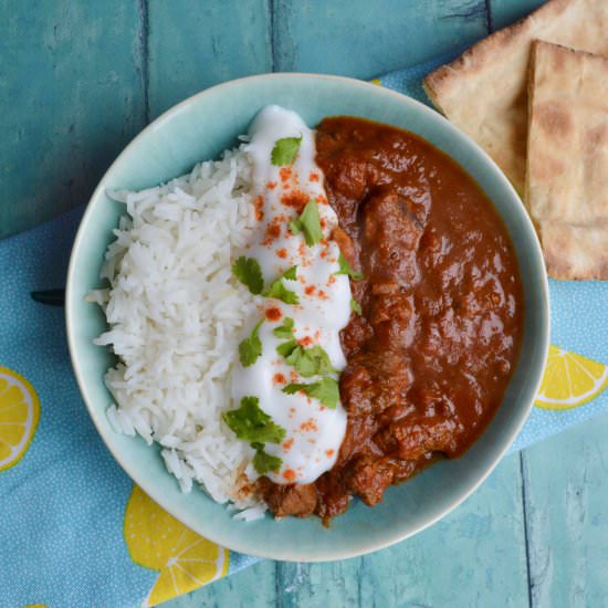 Beef Chilli with Rice