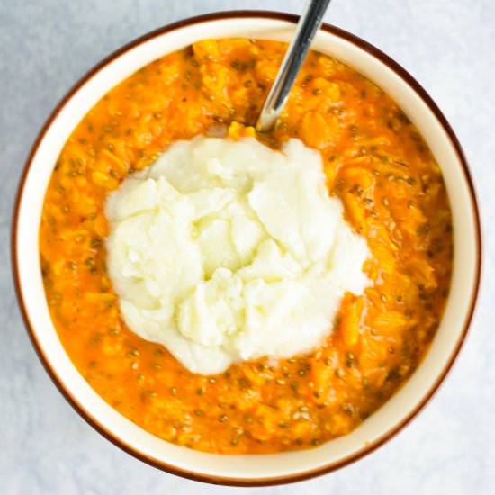 Easy Carrot Cake Oatmeal