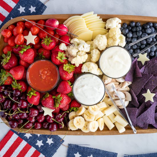 4th of July Charcuterie Board
