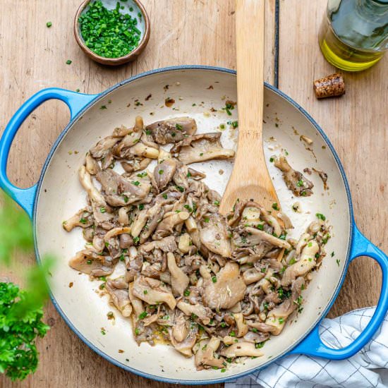 Sautéed Oyster Mushrooms
