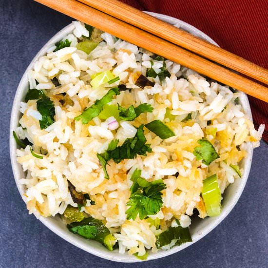 Perfect Coconut Rice with Cilantro
