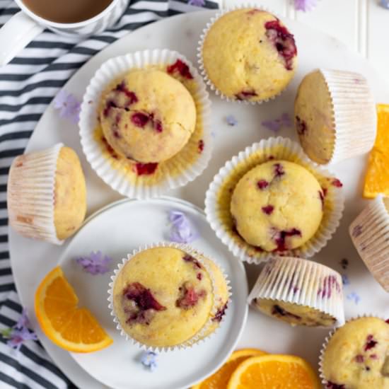 Raspberry Orange Muffins
