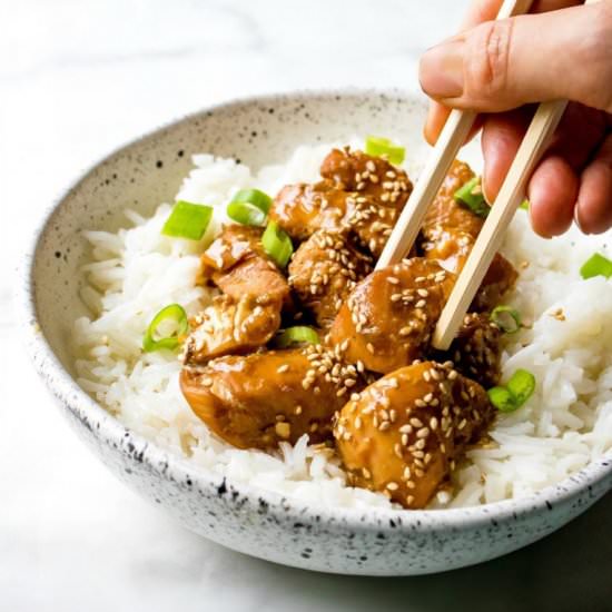 Instant Pot Honey Sesame Chicken