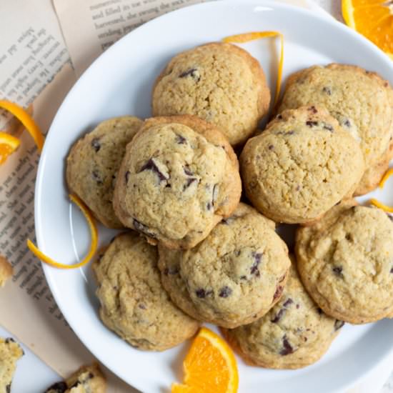 Orange Chocolate Chunk Cookies