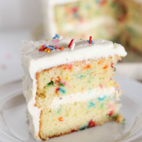 High-Altitude Funfetti Cake