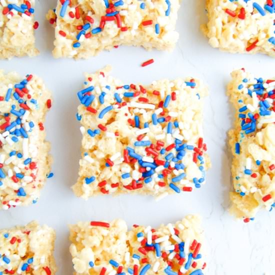 Festive Rice Krispie Treats