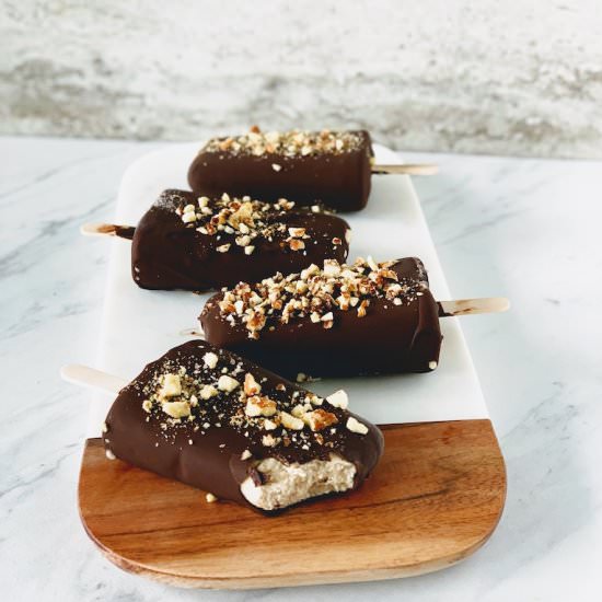 Chocolate Coconut Ice Cream Bars