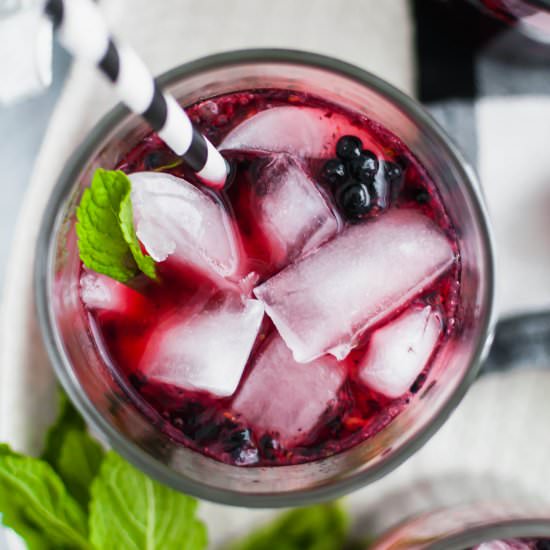 Blackberry Mojitos
