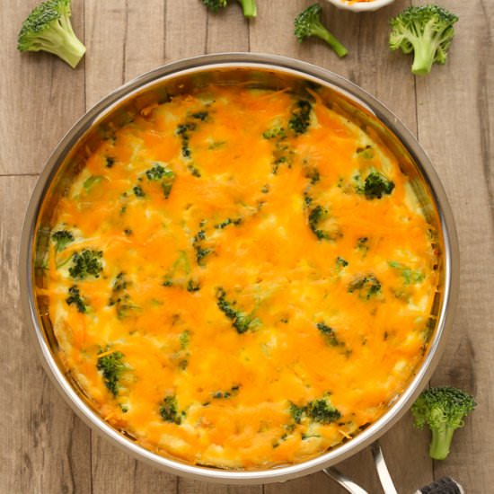 Broccoli Frittata (Keto, Low Carb)