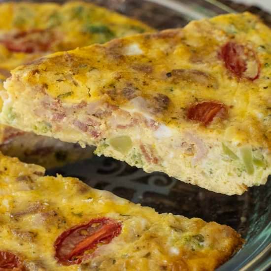 Crustless Broccoli Quiche
