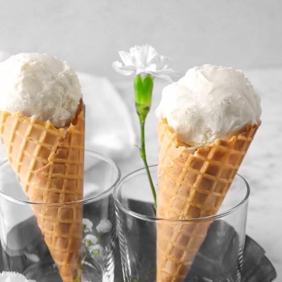 Easy No-Cook Vanilla Ice Cream