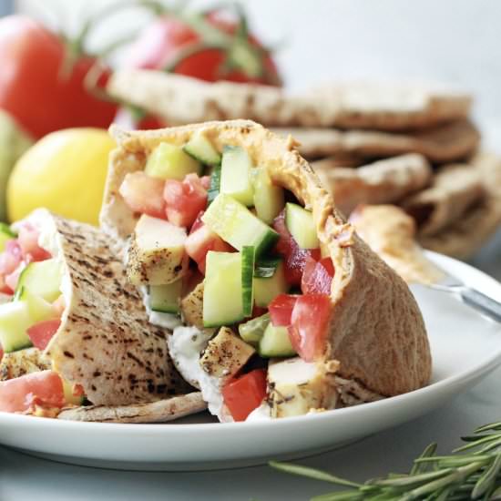 Mediterranean Chicken Pita