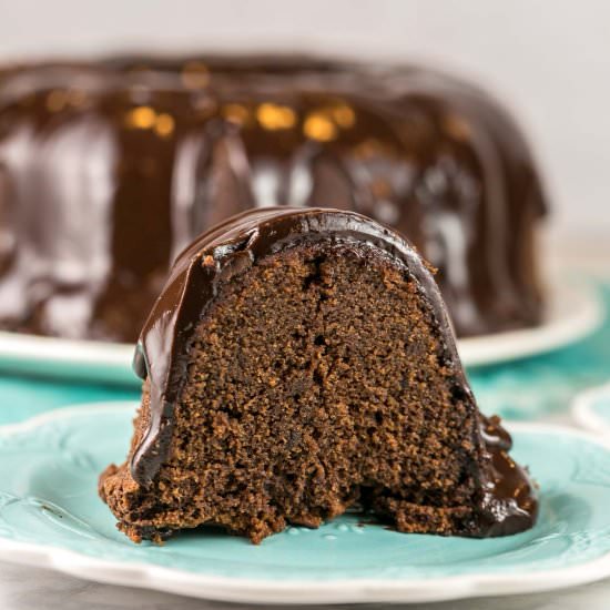 Triple Chocolate Pound Cake