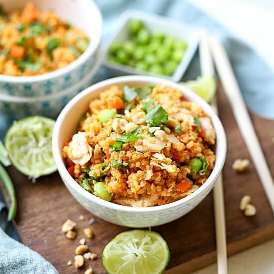 Thai Chicken Quinoa Bowls
