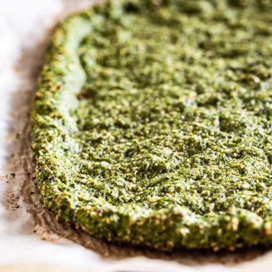 Broccoli Oat Pizza Crust