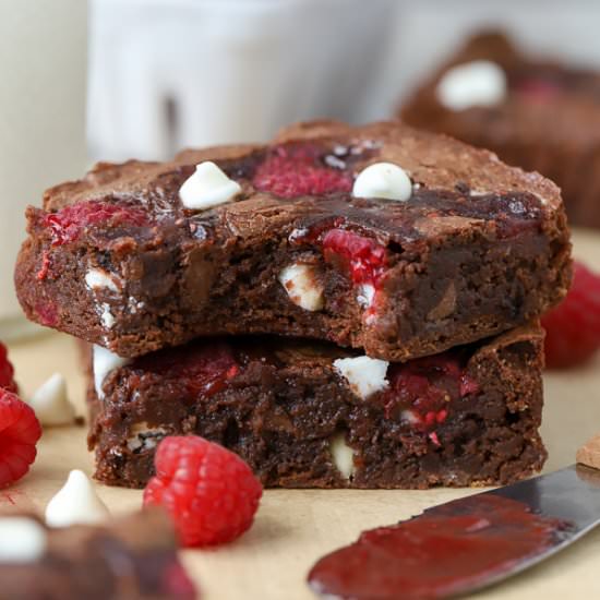 Raspberry Brownies
