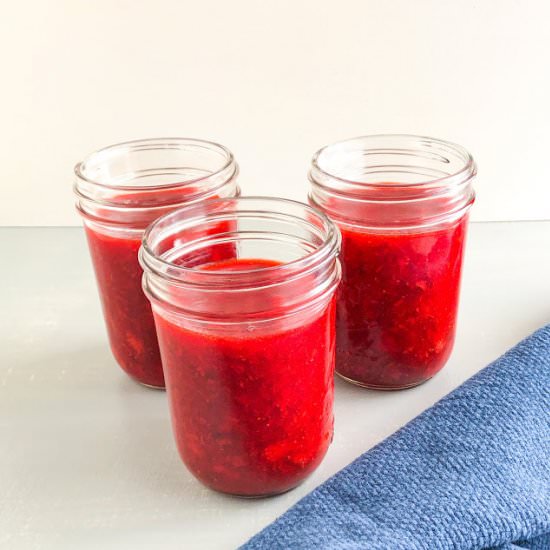 Strawberry Lemon Freezer Jam