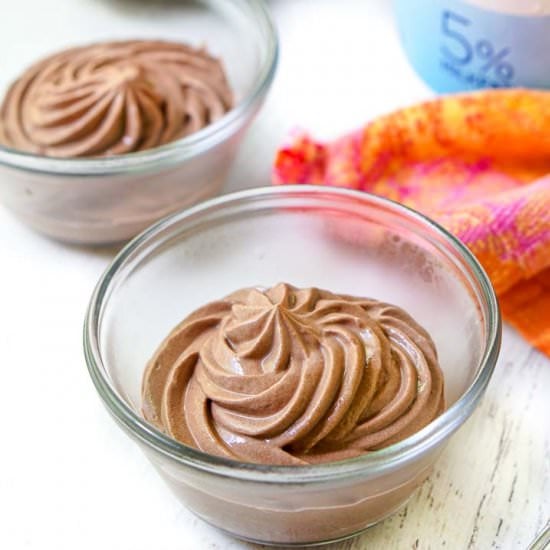 Chocolate Soft Serve Ice Cream