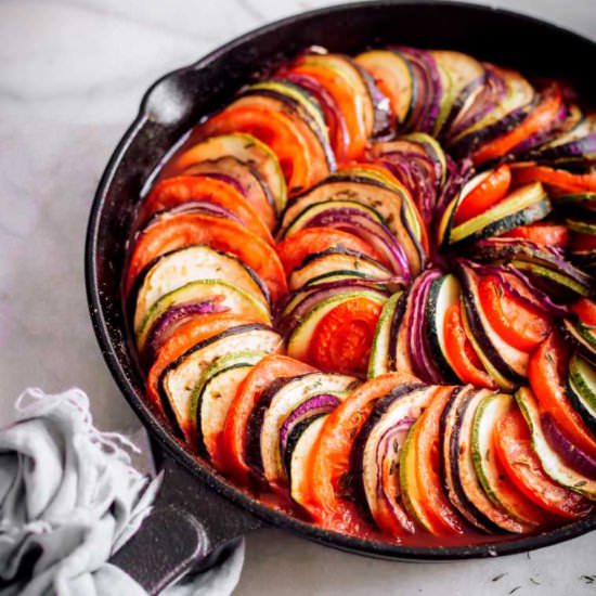 Easy Baked Ratatouille