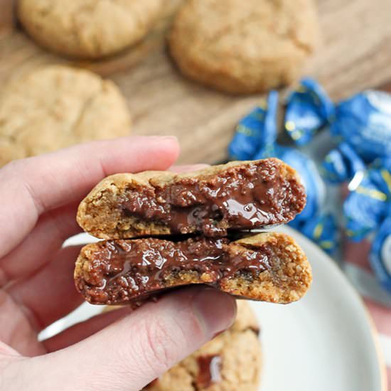 Paleo Chocolate Filled Cookies