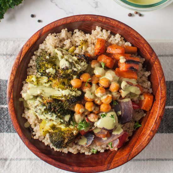 Roasted Vegetable Buddha Bowl