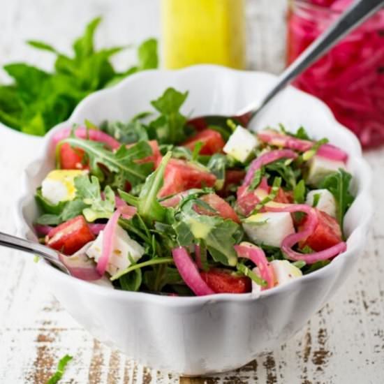 Watermelon Arugula Salad