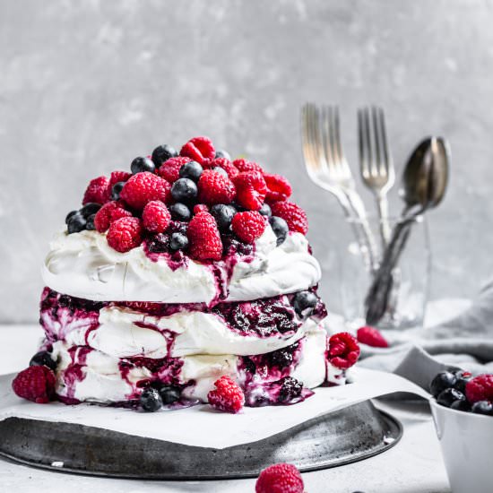 Very Berry Pavlova Cake