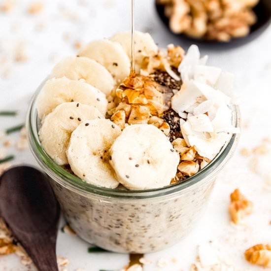 Banana Bread Overnight Oats