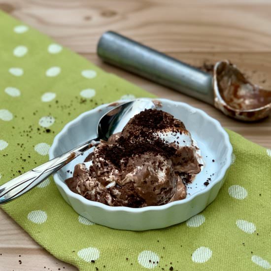 Chocolate Mint Marshmallow ice cream