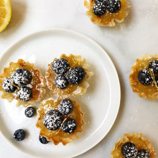 Lemon Curd Tartlets