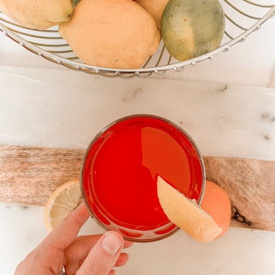Cranberry, Orange & Lemon Cocktail