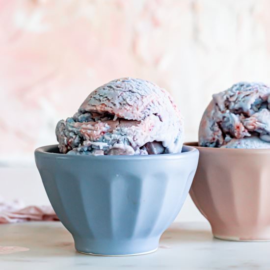Vegan Cotton Candy Ice Cream