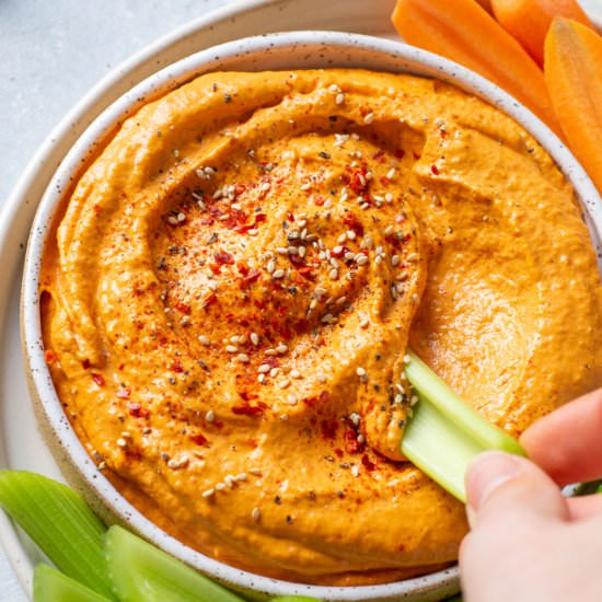Whole30 Roasted Red Pepper Tahini