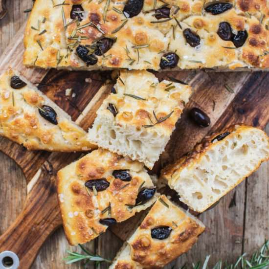 Simple Sourdough Focaccia