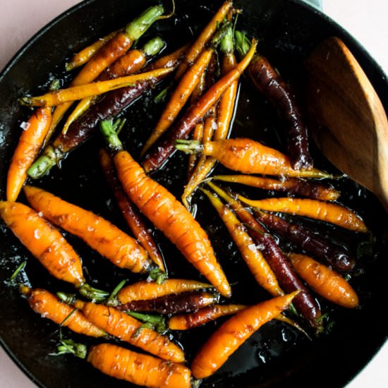 Butter & Brown Sugar Glazed Carrots