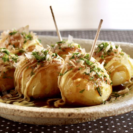 Potato Takoyaki (Easy Quick Recipe)
