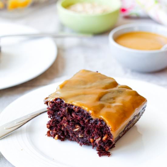 Vegan Chocolate Banana Snack Cake