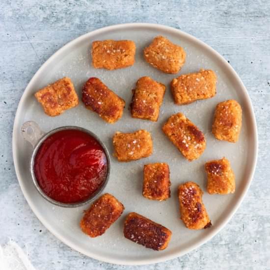 Vegan Sweet Potato Quinoa Tots