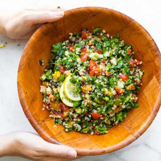 Greek Quinoa Tabouli Salad