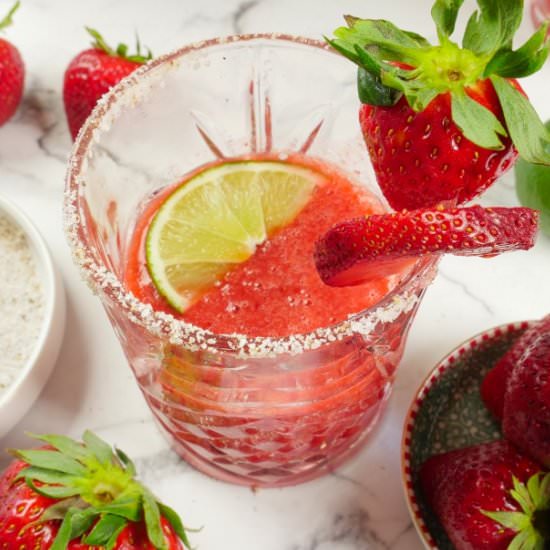 Roasted Strawberry Margarita