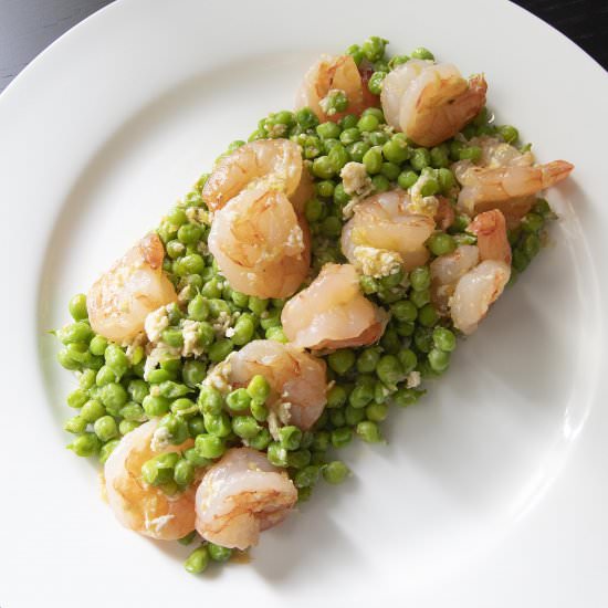 Peas and Shrimps Quick Stir-Fry